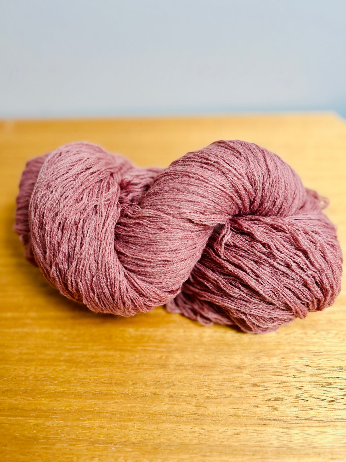 Society Knits Rose upcycled yarn