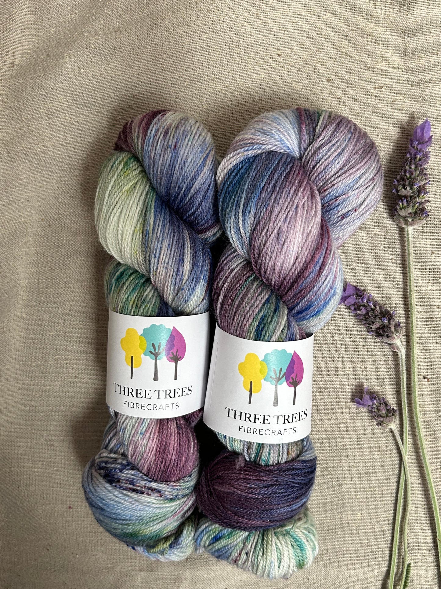 Three Trees Fibrecrafts 4 ply Lavender Field