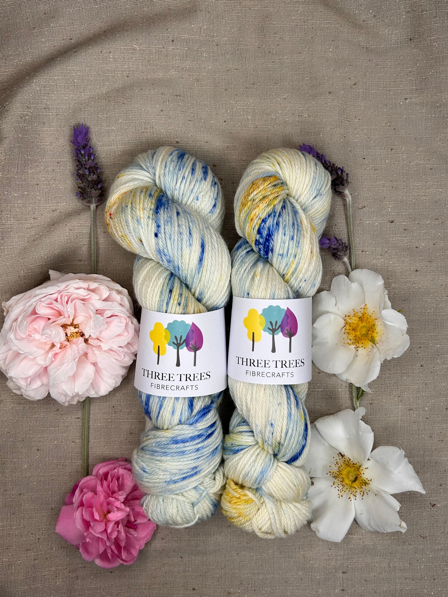 The High Tea collection - Three Trees Fibrecrafts and Society Knits 8 ply