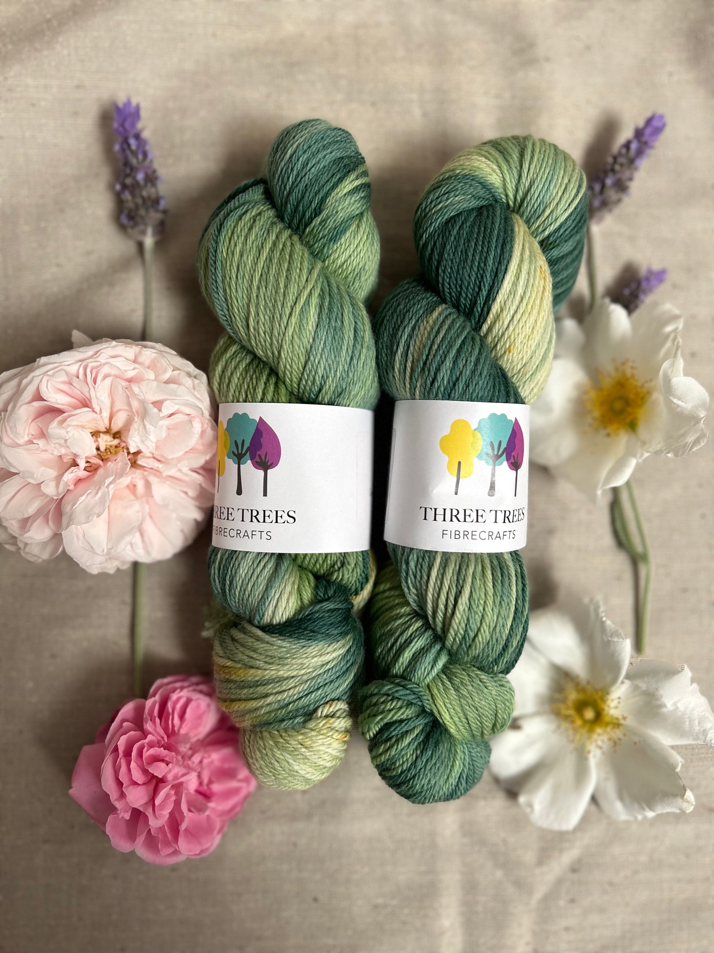 The High Tea collection - Three Trees Fibrecrafts and Society Knits 8 ply