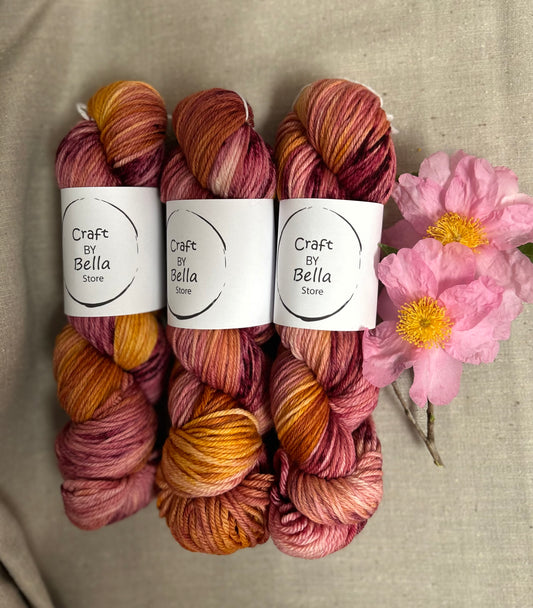 Craft by Bella x Society Knits 8ply Camellia
