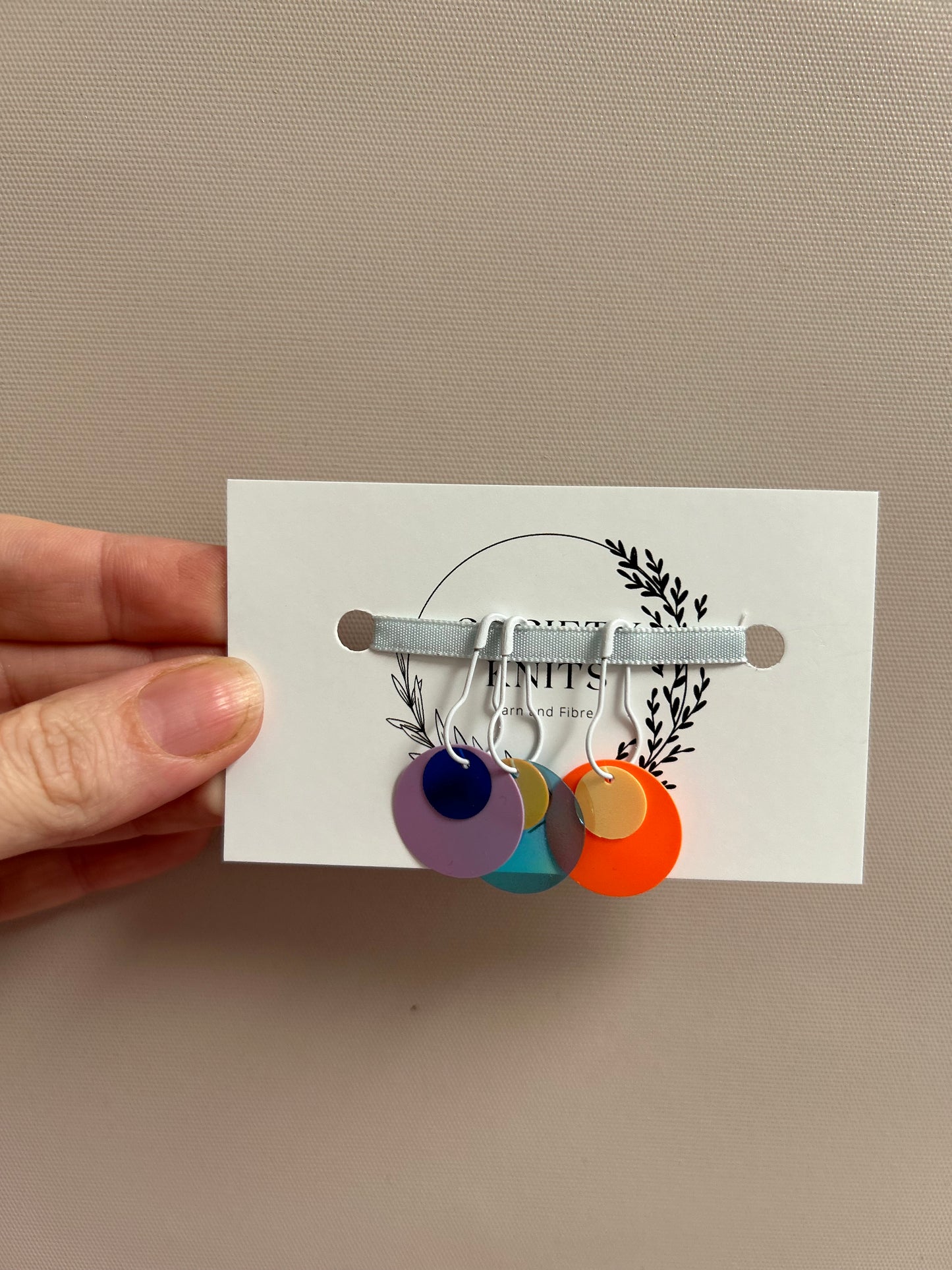 Society Knits Stitch Marker - circles