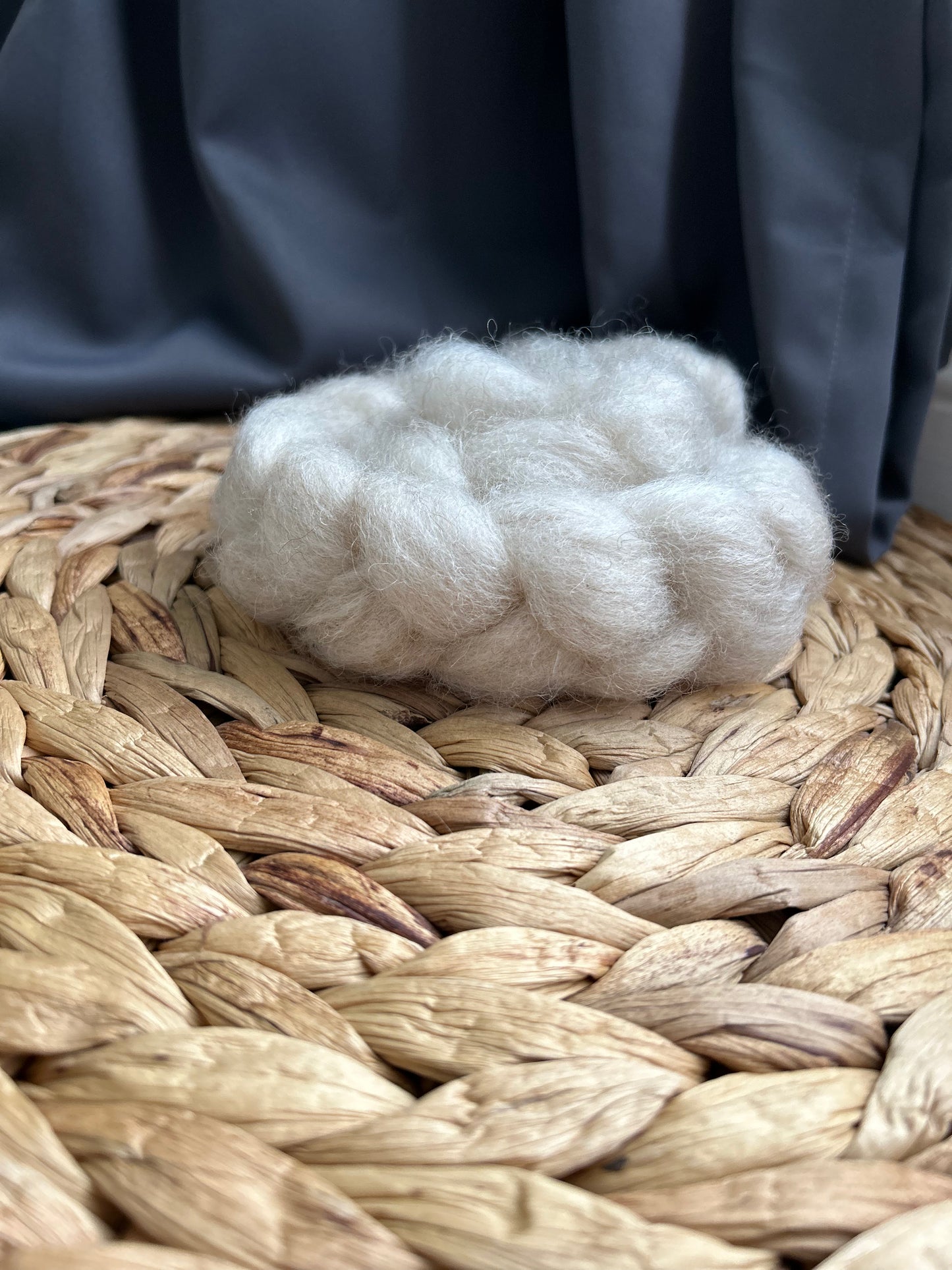 Fibre Arts Shed Green Label Roving White Corriedale 100g