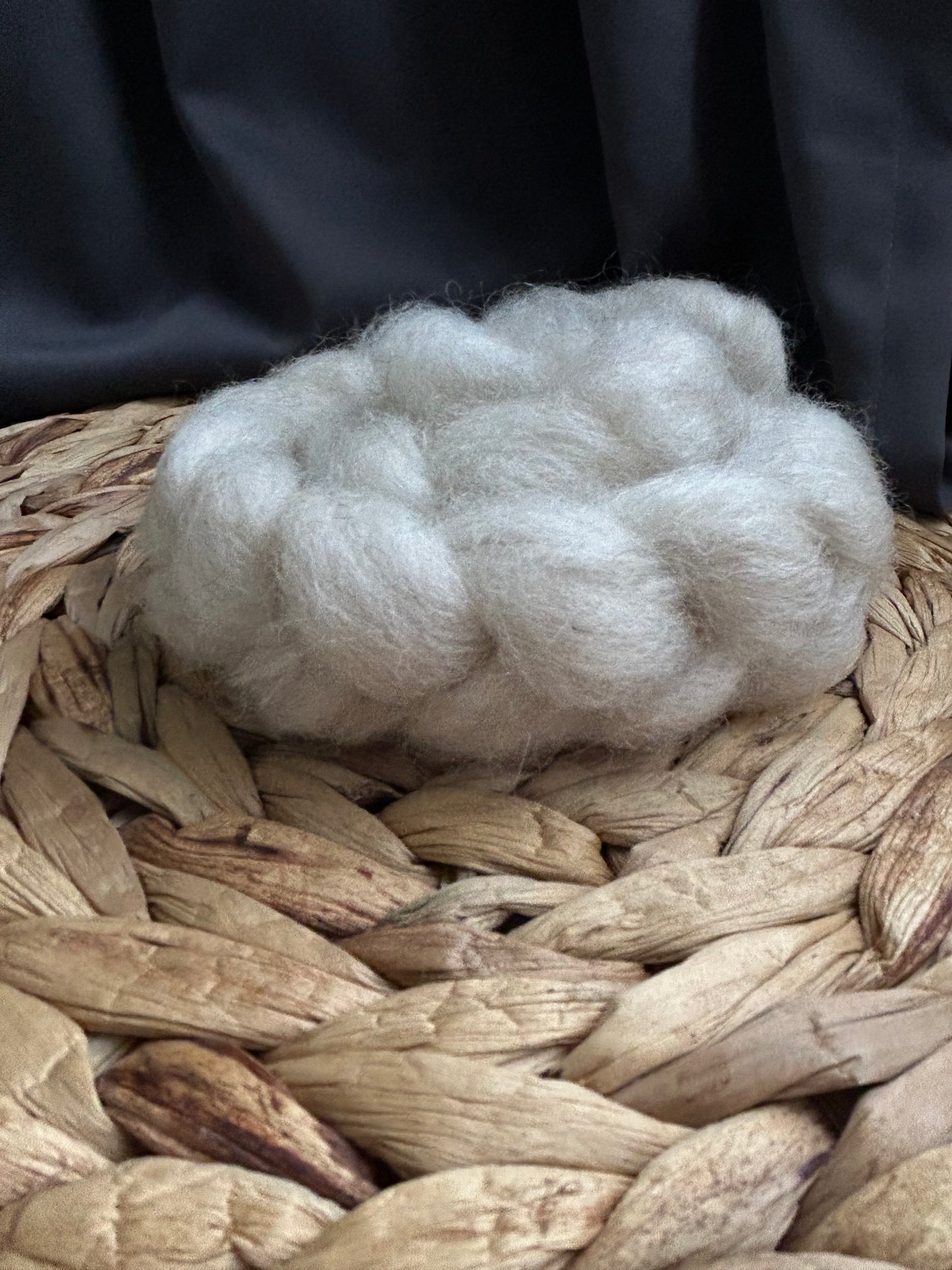 Fibre Arts Shed Green Label Roving White Corriedale 100g