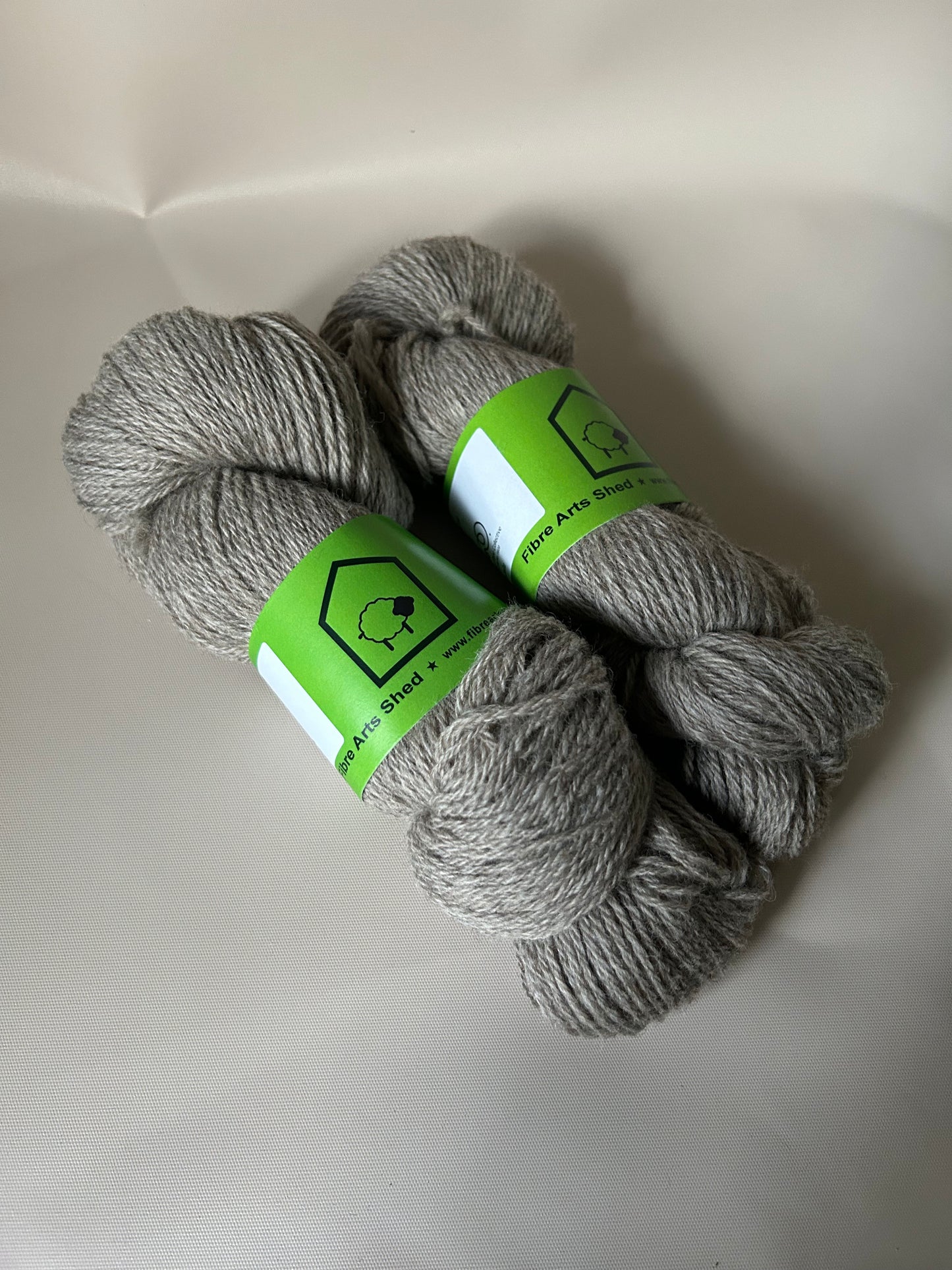 Fibre Arts Shed Green Label Grey Corriedale DK