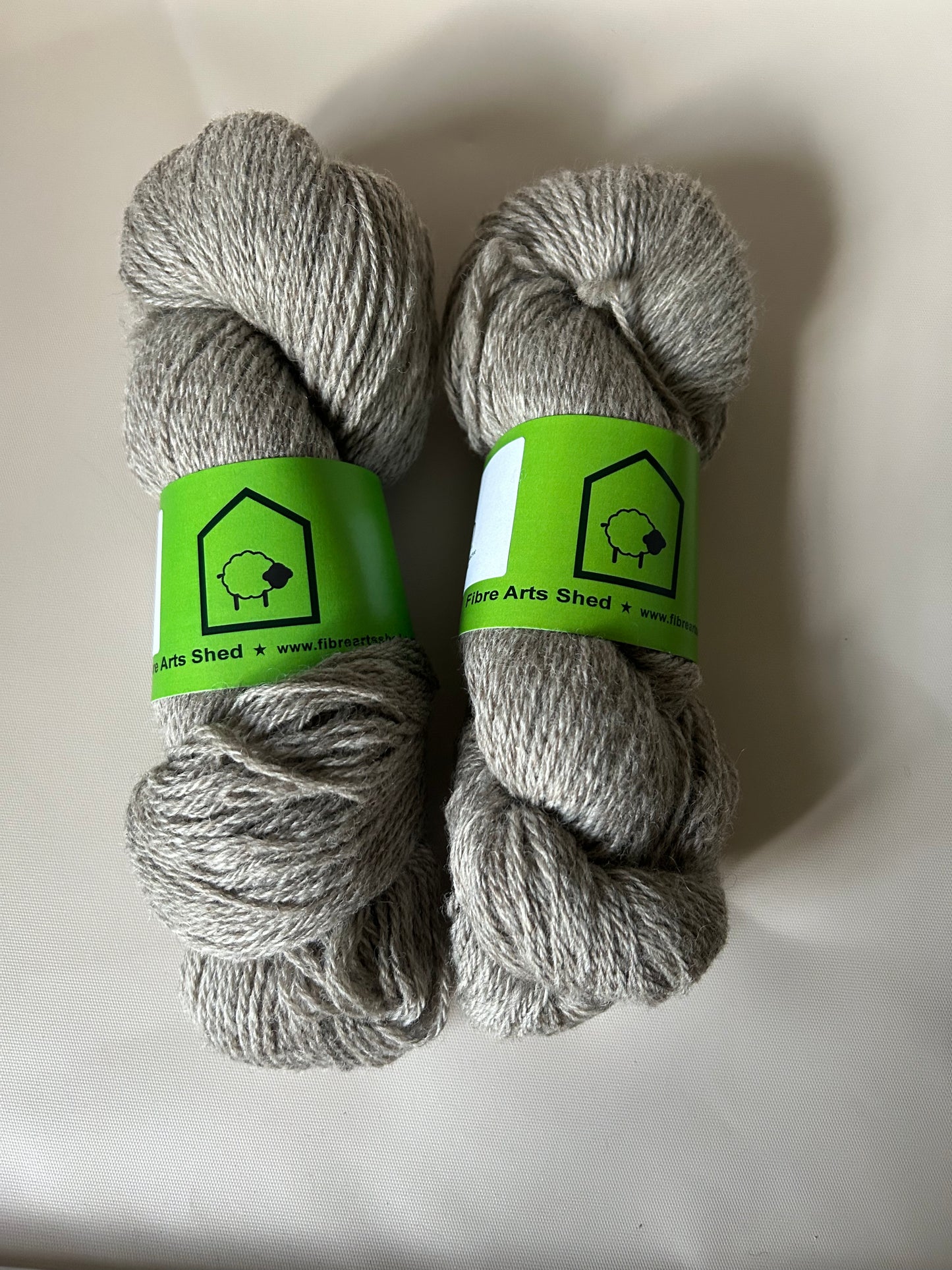 Fibre Arts Shed Green Label Grey Corriedale DK