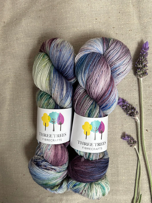 Three Trees Fibrecrafts 4 ply Lavender Field