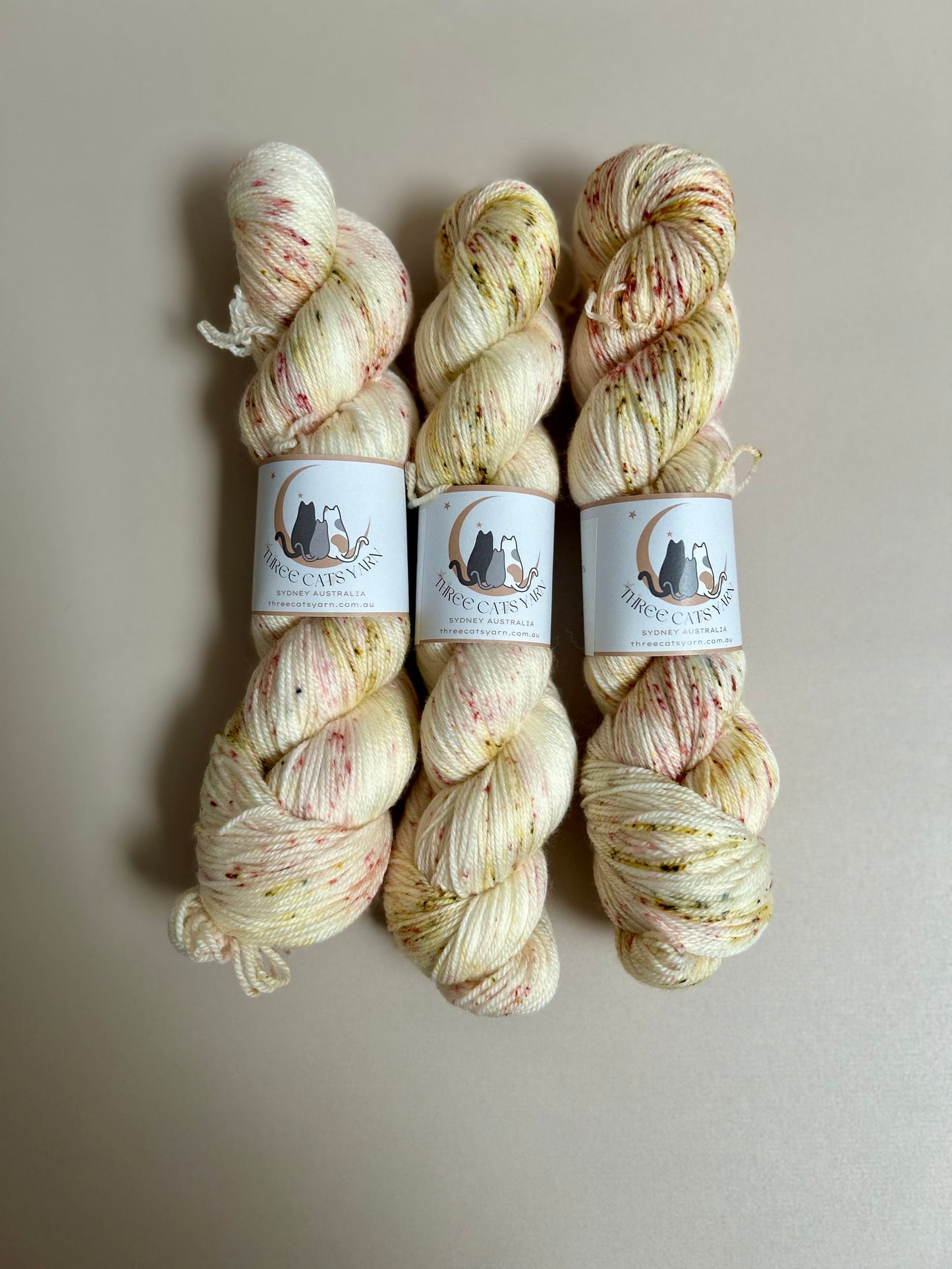 Three Cats Yarn - Sophie’s  Garden Fingering weight