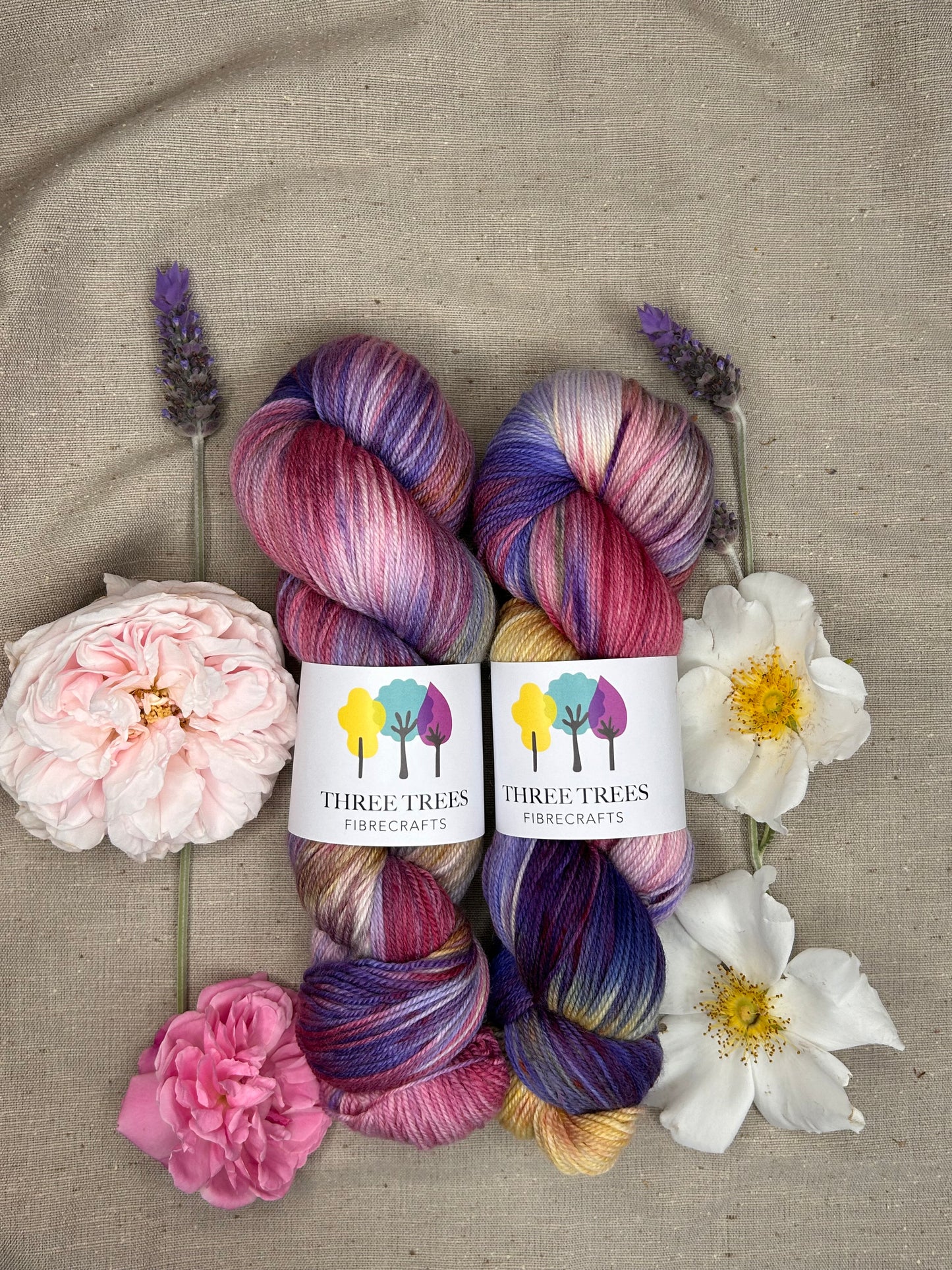 The High Tea collection - Three Trees Fibrecrafts and Society Knits 4ply