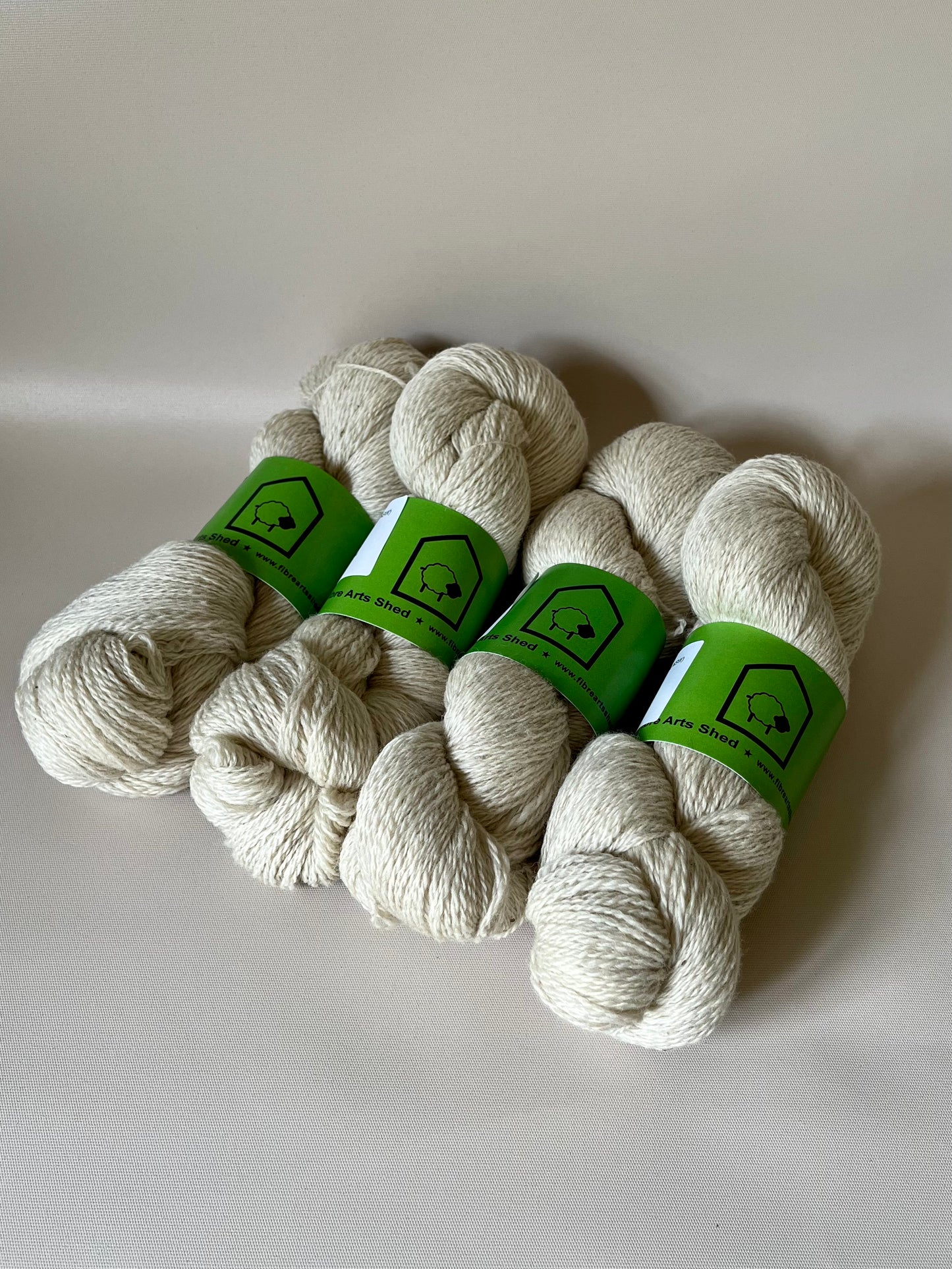 Fibre Arts Shed Green Label mixed breed fingering weight 100g